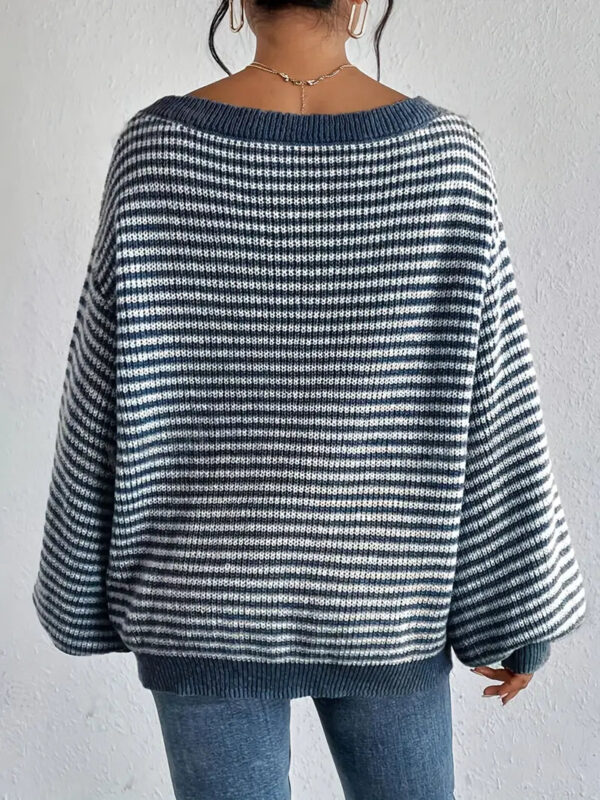 Athena - Pull tricoté à épaules tombantes – Image 4