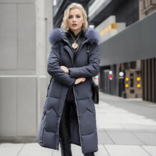 Marine - Manteau d'hiver chaud prolongé – Image 19