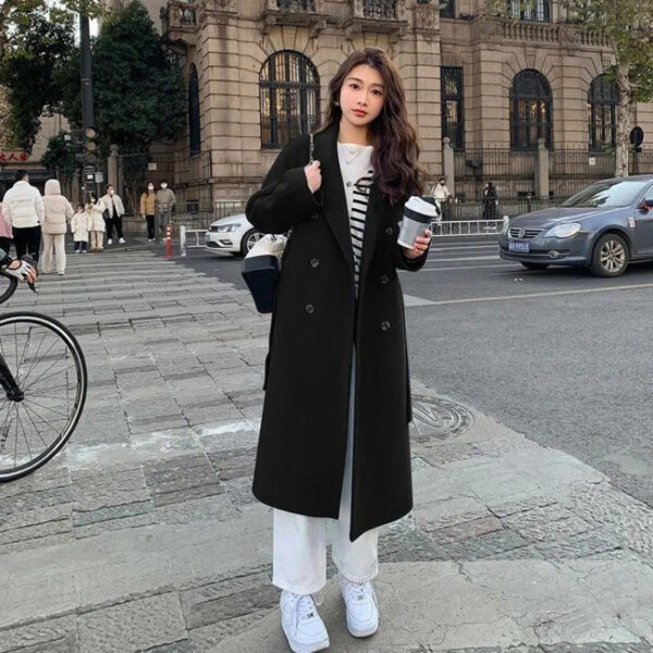 Alison - Manteau d'hiver en laine lâche – Image 5