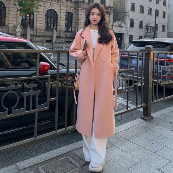 Alison - Manteau d'hiver en laine lâche – Image 3