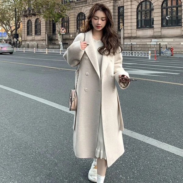 Alison - Manteau d'hiver en laine lâche – Image 2