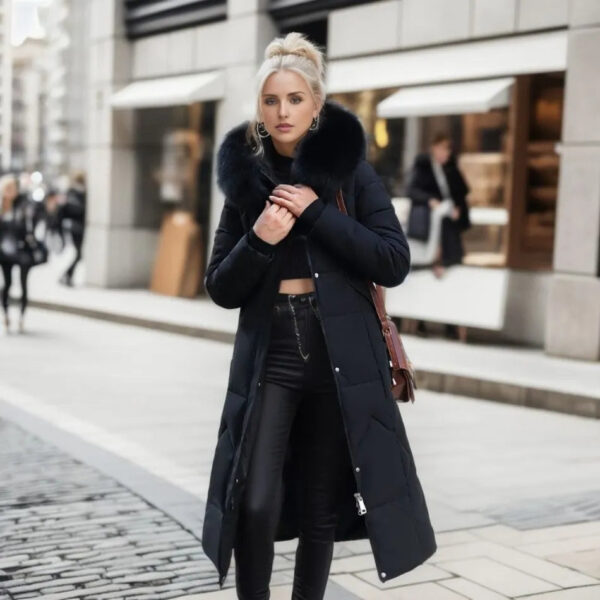 Marine - Manteau d'hiver chaud prolongé – Image 5