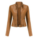 Mila - Veste en cuir élégante