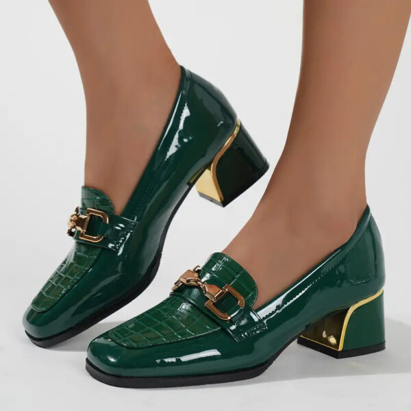 Annette - Mocassins à talon épais pour femme – Image 6