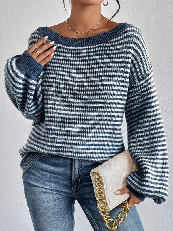 Athena - Pull tricoté à épaules tombantes – Image 11