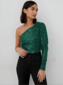 Calen | Le Top One-Shoulder Parfait pour Toutes les Occasions