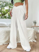 Bailee - Pantalon large avec taille élastique