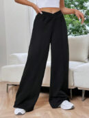 Bailee - Pantalon large avec taille élastique