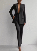 Laylani - Élégant ensemble blazer et pantalon droit