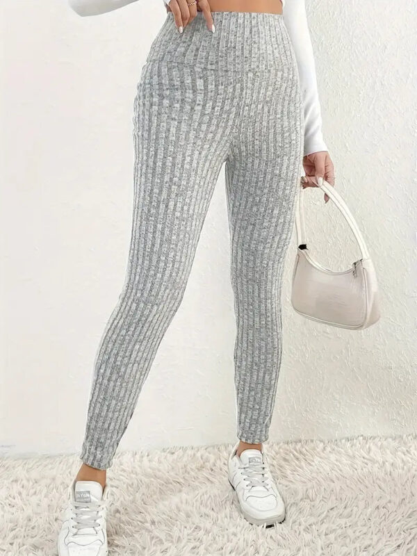 Celia - Leggings taille haute élégants doublés de polaire pour femmes – Image 7