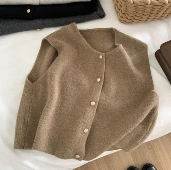 Annabeth – Gilet sans manches tricoté – Image 6