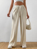 Bailee - Pantalon large avec taille élastique