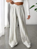 Bailee - Pantalon large avec taille élastique