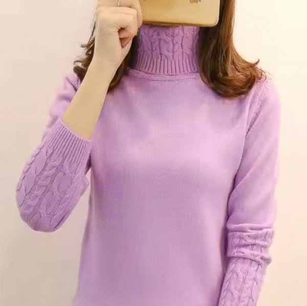 Althea – Pull col roulé en laine – Image 7