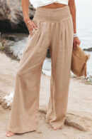 Alexandra - Pantalon en coton et lin