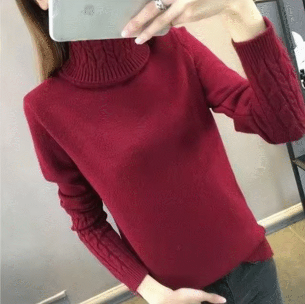 Althea – Pull col roulé en laine – Image 8