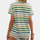 Charlotta - T-shirt décontracté à rayures pour femmes