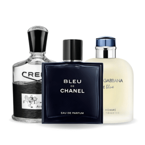 Bleu de Chanel, Creed Aventus, Dolce Gabbana Light Blue