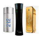 212 Men NYC, Paco Rabanne One Million, Armani Code Homme