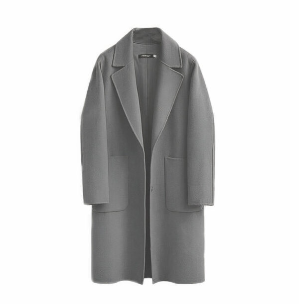 Fiona - Manteau Long en Laine d’Hiver – Image 3