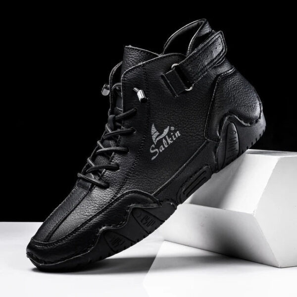 Montblanc | bottes en cuir décontractées pour hommes – Image 6