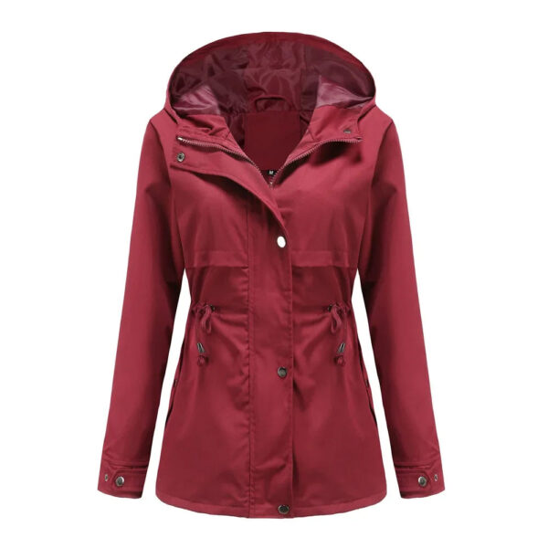 Madeleine - Manteau Imperméable à Capuche – Image 8