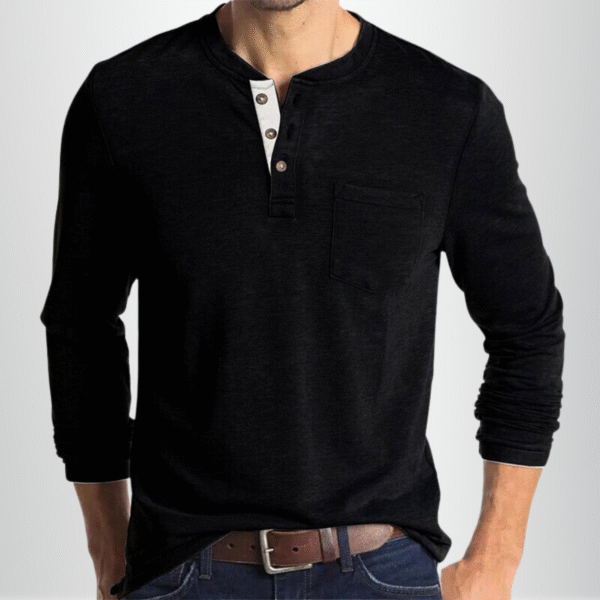 Charles - T-shirt à manches longues pour homme – Image 3