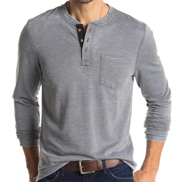 Charles - T-shirt à manches longues pour homme – Image 7