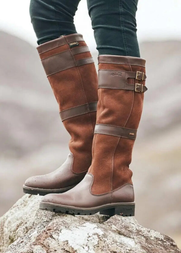 Brigitte - Bottes en cuir rétro – Image 3