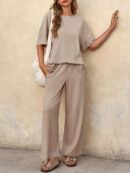 Melodie - Ensemble décontracté avec t-shirt oversize et pantalon large