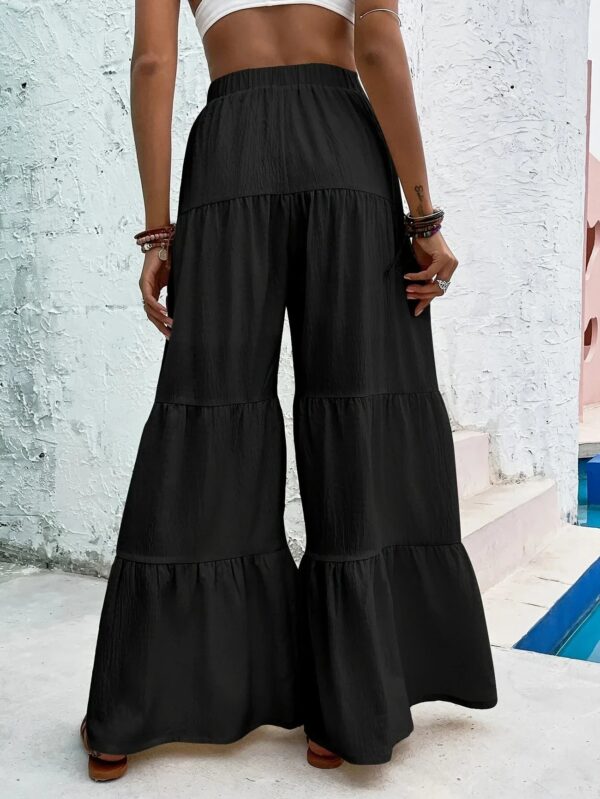 Ardella - Pantalon large à ourlet volant pour femmes – Image 5