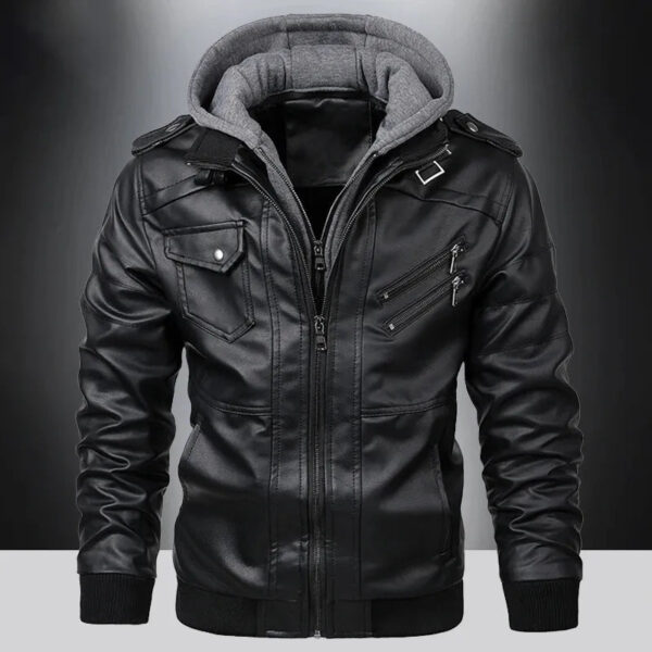 Franz - Veste en cuir imperméable