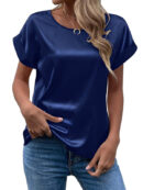 Emmy | Chemisier t-shirt en satin