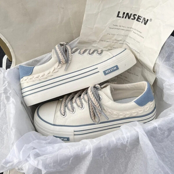 Bonnie - Chaussures en toile à plateforme pour femmes – Image 2